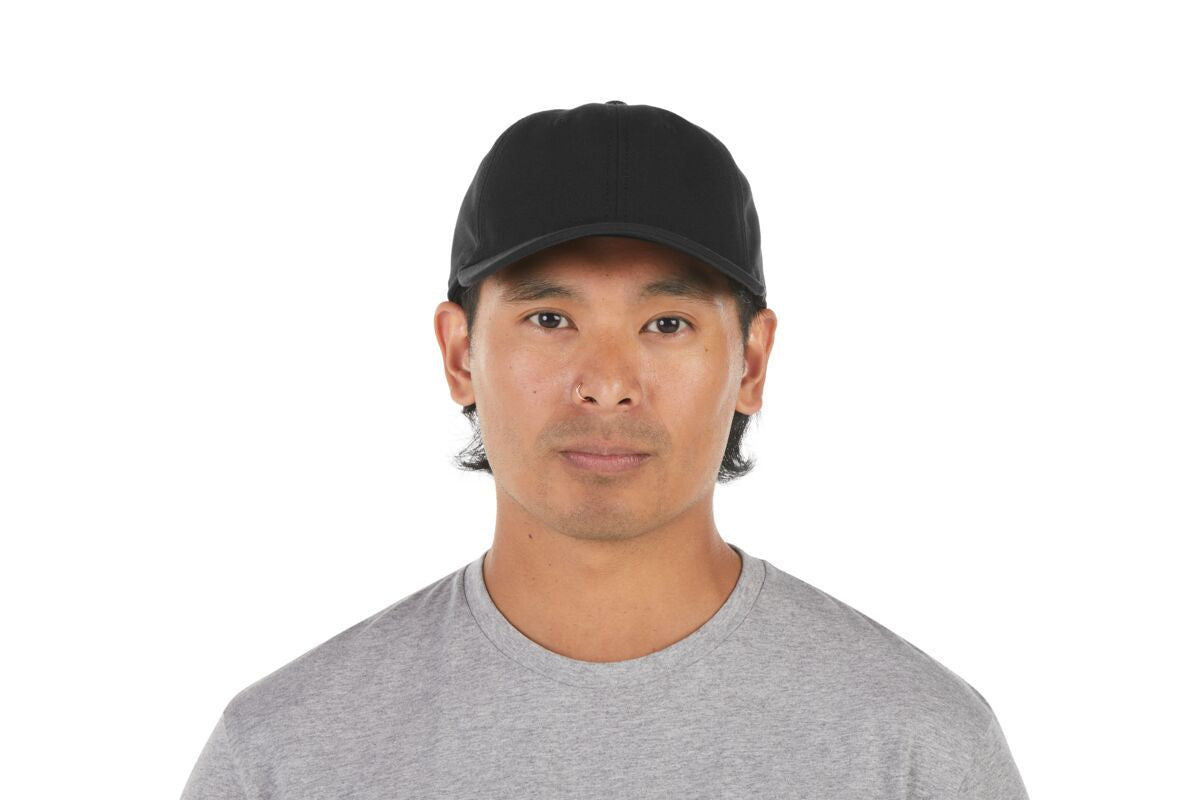 recycled-poly-dad-hat-h2 WebPDP-HAT004002_Recycled_Poly_Dad_Hat_Black_Studio_Harper_Studios_0723_Front__HAT004002OS.jpg
